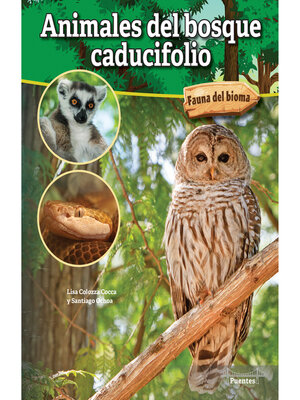 cover image of Animales del bosque caducifolio